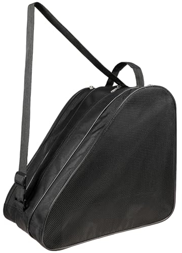QKURT Borsa per Pattini a Rotelle per Bambini, Borsa da Pattinaggio con Tracolla Regolabile, Borsa Porta Pattini Ghiaccio, Borsa per Pattini in Linea, Borsa da Trasporto per Pattini per Donne Uomini
