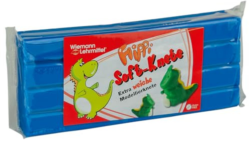 Flippi® Soft-Knete, 500 g | Wiemann Lehrmittel (blau)