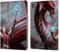 Head Case Designs Offizielle Anne Stokes Scharlachrot Zauberer Drachen Freudenschaft Leder Brieftaschen Handyhülle Hülle Huelle kompatibel mit Apple iPad Pro 13 M4 2024