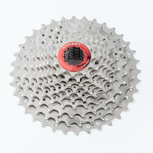 KTKEET 10-Gang-Kassette 11-30T/32T/34T/36T/40T/42T/46T/50T/Mountainbike/Rennrad-Kassette, 10-Gang-Fahrrad-Kassette, kompatibel mit Shimano Ultegra XT Sunrace Sram (11-36T)
