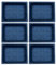 Bramley & Sage Half-Size Heavyweight Seed Trays With Holes (Set of 6)