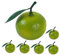 NAMOARLY Artificial Oranges 6pcs Fake Fruits Lifelike Simulation Oranges Models Decorative Props