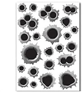 Simulation Bullet Holes Sticker Creative Personality Decals Vinyl Aufkleber für Autos Clever Fashion