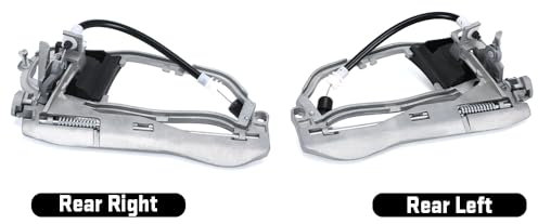 Car Front Handle Assy Door Outside Door Handle Carrier Inner Outside Front Rear Left Right / Fit For BMW X5 E53 51218243615 51218243616 51228243635 51228243636 Car Exterior Door Handles(1 Pair Rear)