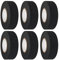6 nastri in tessuto nero, 19 mm x 15 m, nastro adesivo in tessuto, per auto, moto, cavi elettricisti