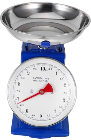 OFFSCH Mechanical Kitchen Scale with Detachable Bowl Vintage Style Analog Dial for Baking Meal Prep Cooking and Food Weighing Traditional Measuring Scale