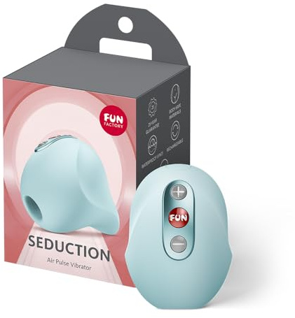Fun Factory Seduction | Druckwellenvibrator für Frauen | IPX7 wasserdicht | berührungslose Klitorisstimulation | 11 Druckwellenprogramme | Sexspielzeug | Erotik | Hautfreundliches Silikon