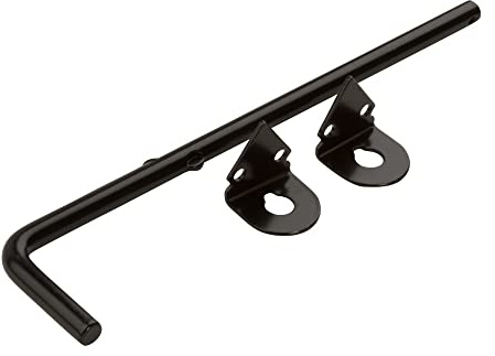National Hardware Gate Cane Bolt, 1/2 x 12, Steel, Black