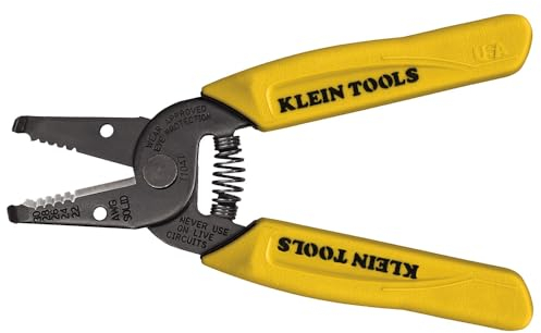 Klein Tools 11045 Pince à dénuder/Cutter, Jaune, 10–18 AWG fils rigides, 11047
