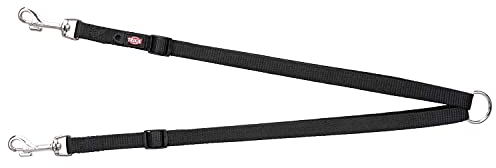 Trixie 20111 Premium Koppel, XS-M: 40-70 cm/15 mm, schwarz