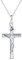 Bling Jewelry Christlich Katholisches Religiöses Jesus Inri Kruzifix Kreuz Anhänger Halskette Für Frauen Für Teenager Aus .925 Sterlingsilber 1,25 Zoll