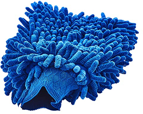 Amtech Microfibre Car Wash Mitt, Waterproof Lined with Static Microfibres, for Cleaning Cars, Windows and Household Surfaces.