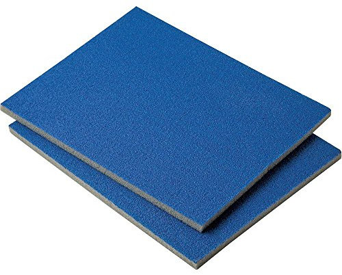 Norton 82083 5X 220 Grit Contour Dischi abrasivi, supporto in spugna, materiale spugna, grana metallica, compatibili con metallo, legno, plastica, ceramica, levigatrici orbitali e casuali