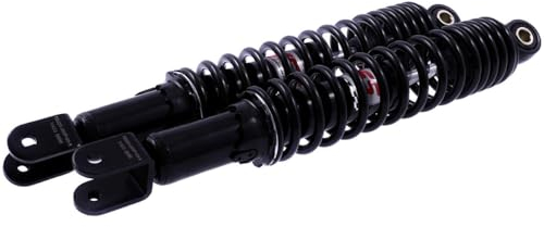 YSS Stoßdämpfer Stereo einstellbar 350mm kompatibel mit Aprilia Leonardo 125 MB000 1998, 12/9,5 PS, 9/7 kW, Schwarz