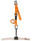 eaglefit - Premium Klimmzugstange aus Holz für Outdoor & Zuhause (wetterfest, 60 cm) Klimmzug Stange ergonomisch gebogen für Decke, Balken, Garten, Baum - Pull-Up Bar verstellbar hängend (orange)