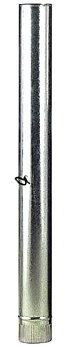 WOLFPACK LINEA PROFESIONAL - Tubo Estufa Acero Galvanizado Ø 110 mm, Ideal Estufas de Leña, Chimenea, Alta resistencia, Conducto Humos. Con Llave