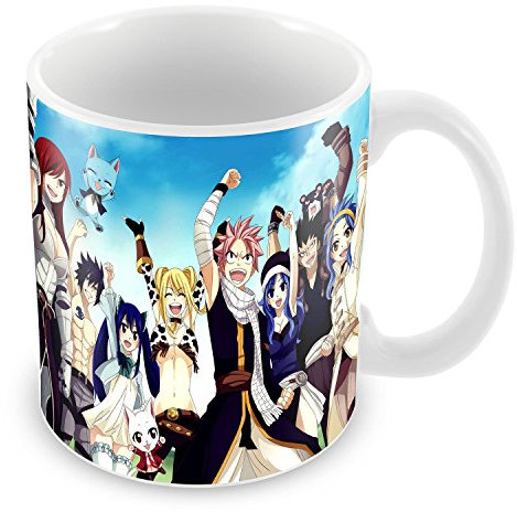 Mug fairy tail toujours le poing lever
