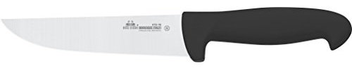 Aufgrund CIGNI Butcher Messer Stickstoff Stahl, Edelstahl, Schwarz, 16 cm