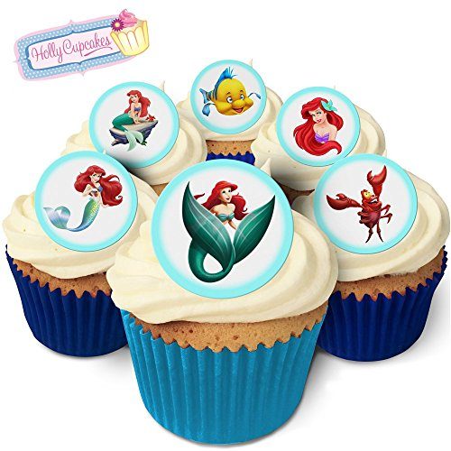 24 Wunderschöne essbare Kuchendekorationen: Arielle, die Meerjungfrau / The Little Mermaid