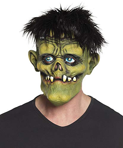 Boland 97573 - Maske Creepy Monster aus Latex mit Haaren, Gruselmaske für Karneval oder Halloween, Maske für Faschingskostüme, Horror-Kostüm, Zombie