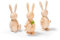 Philippi - Marti Osterhase Dekohase Osterdeko mit Vogel - 17,3 cm (h)