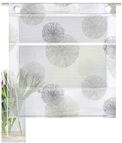 Home fashion MAGNETROLLO BAMBUSOPTIK Rawlins, Polyester, Stein, 130 X 80 cm