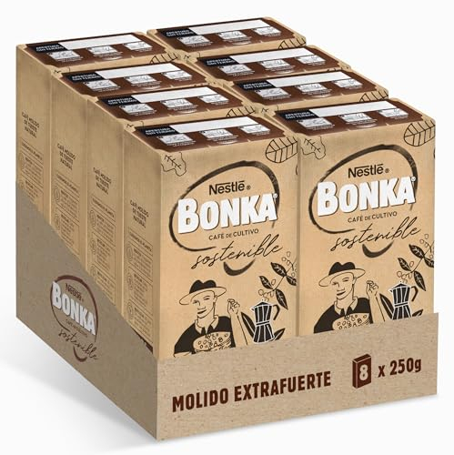 Bonka Café Molido Extrafuerte 250 g - 8 paquetes