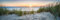 VictoR Acrylglasbild Strand Ostsee Panoramabild Wandbild XXL Format (Sonnenuntergang, 20 x 60 cm)