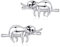 Faultier Ohrringe für Mädchen 925 Sterling Silber Faultier Geschenke Hypoallergen Ohrringe Faultier Schmuck Geschenke für Frauen Mutter Tochter