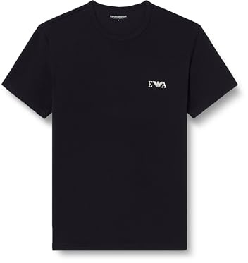 Emporio Armani Men's Bold Monogram 2-Pack T-Shirt 2-Pack Crew Neck T-Shirt (Pack of 2)