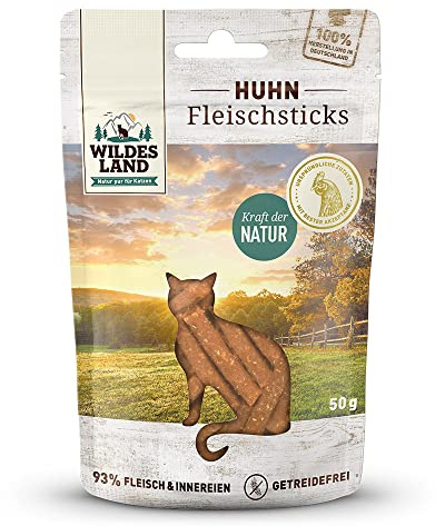 Wildes Land Snack für Katzen, Geschmack, Huhn, 50 g