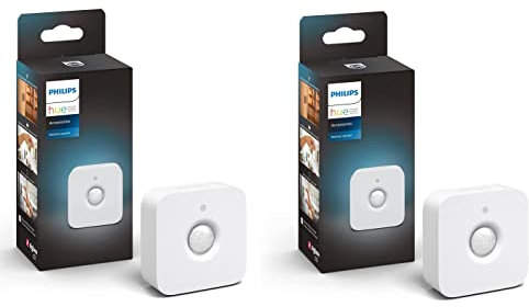 Philips Hue Motion Sensor Détecteur de Mouvement, Lot de 2