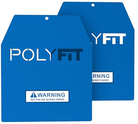 Weighted Plates for Weighted Vest, Strength Training, Running, and Workouts - 4lb (Pair) - Blue