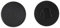 2PCS Analog Joystick Stick Button Cap Thumbstick Cover for Sony PSP1000 PSP 1000 Controller (Black)