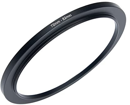 Step-Up-Ring aus Metall, 72 mm bis 82 mm, für alle Marken, 82 mm UV-ND-CPL-Filter, 72 mm bis 82 mm