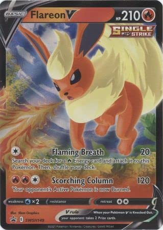 Flareon V – SWSH149 – Promo Pokemon Schwert & Schild Promos