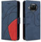KKEIKO Coque pour Xiaomi MI 10T Lite 5G, Antichoc Étui à Rabat avec Porte Cartes, Magnetique Portefeuille Coque en PU Cuir pour Xiaomi MI 10T Lite 5G, Bleu
