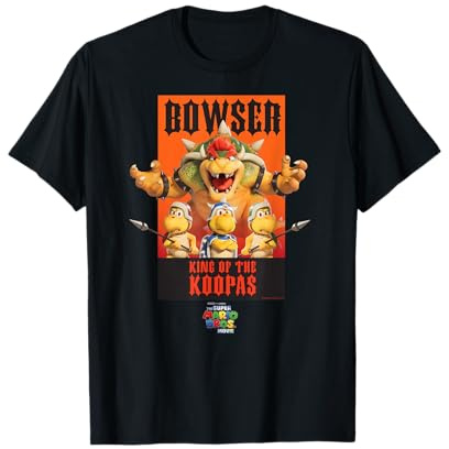 The Super Mario Bros. Movie Bowser King of the Koopas Poster T-Shirt