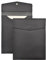 VANRA 1 Stück PU Leder Aktenordner Vertikal A4 Dokumentenhalter Aktenumschlag Wasserdicht Leder Portfolio Etui Aktenordner Organizer für Briefgröße mit Magnetknopf Verschluss (Schwarz)