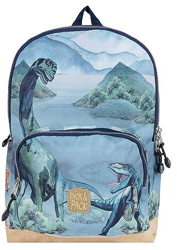 Pick & Pack - Unisex All About Dinos M/Staubiges Grün (Standard Größe) Rucksack - 1 Stück