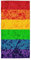GAIREG Rainbow Gay Pride Flag LGBT Handtücher, 38,1 x 76,2 cm, weiche, hochsaugfähige Handtücher für Badezimmer, Fitnessstudio, Dusche