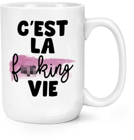 Gift Base C'est La F*King Vie Große Tasse, 425 ml