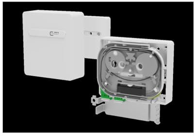 APL LWL Anschlussbox 2xLC-D APC OS2 METZ CONNECT 1501597G02HC
