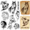 craspire Pferd Klare Stempel Tier Vintage Wiederverwendbare Retro-Poststempel Transparente Silikonstempel Siegel Für Journaling Kartenherstellung Dekor DIY Scrapbooking Zubehör Album Dekoration