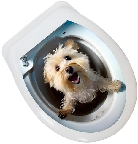 Holdes Toilettenaufkleber, Deko Aufkleber WC Deckel, Tiere Wandaufkleber, Selbstklebende Aufkleber Für Toiletten, Haushaltsdekorationen Für Badezimmer, Küche, Schlafzimmer, Kinderzimmer