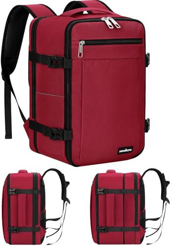 MOCOCITO Ryanair Cabin bags 40x30x20 Travel Backpac Expandable 40x30x20 to 40x30x25, 24L to 30L Carry On Weekend Trips Suitable for Ryanair, Wizz Air, Easyjet, Vueling