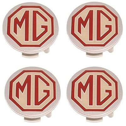 4 Stück Wagen Radnabenkappen für MG 54mm Reifen Felgen Felgendeckel Radkappen Car Hub Centre Caps Wheel Stickers