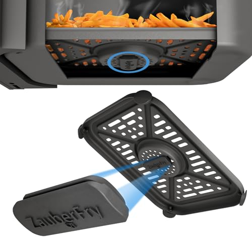 2 x ZauberFry Gitterstöpsel kompatibel mit Ninja AF300EU, AF400EU, AF451EU, AF500DE, SL400EU Heißluftfritteuse, kein Durchfallen der Lebensmittel mehr, Zubehör, lebensmittelecht, temperaturbeständig