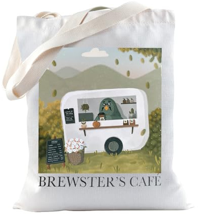 TSOTMO AC Game Merch Tragetasche, inspiriert von Brewster's Cafe, Geschenk für Spielliebhaber, Gamer, Gaming-Tasche, Brewster, medium
