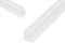 10 x siwitec PVC Winkelprofil, L Profil Kunststoff weiss, 20 x 20 x 1,5 mm, 2 m lang, Eckschienen Kantenschutzprofil, Eckschutzprofil